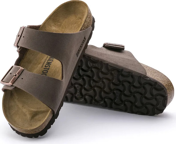 Birkenstock Arizona Birko Flor Nubuck Mocca 151183 כפכפים