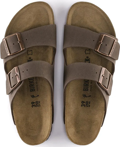 Birkenstock Arizona Birko Flor Nubuck Mocca 151183 כפכפים