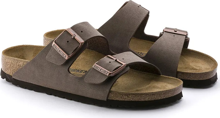 Birkenstock Arizona Birko Flor Nubuck Mocca 151183 כפכפים