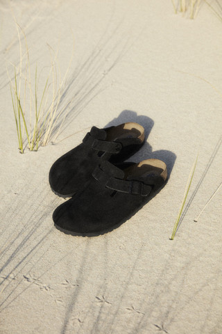 Birkenstock בוסטון שחור 660473 כפכפים