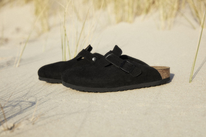 Birkenstock בוסטון שחור 660473 כפכפים