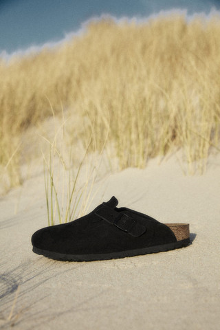 Birkenstock בוסטון שחור 660473 כפכפים