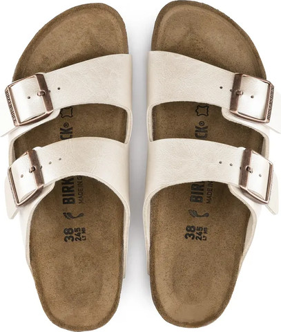 Birkenstock Arizona Pearl White 1009921 כפכפים