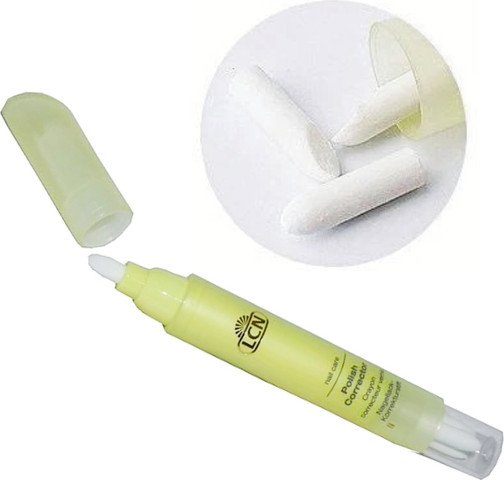 עט לתיקון לק עם 3 קצוות חלופיים LCN Nail Polish Corrector