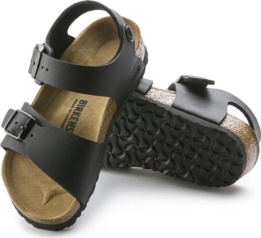 Birkenstock  New York Kids BF Black 187603-black כפכפים