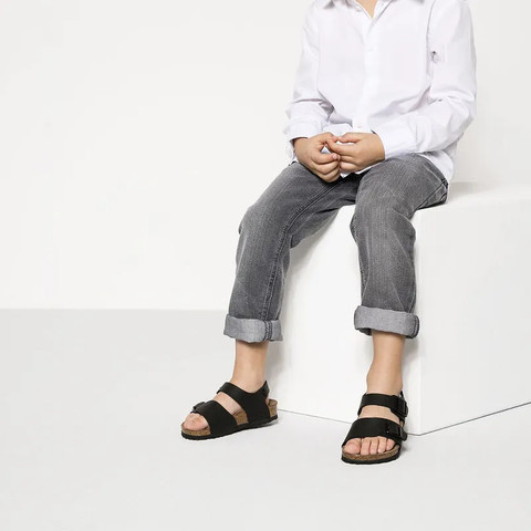Birkenstock  NEW YORK KIDS BF BLACK 187603 סנדלים