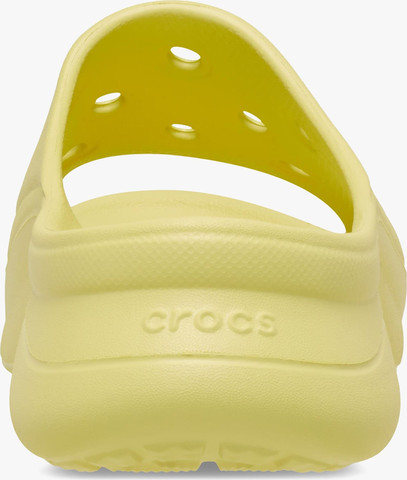 Crocs Bae Slide - כפכפי סלייד פלטפורמה קרוקס לנשים בצבע צהוב שושן