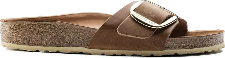 Birkenstock Madrid Big Buckel Leather Cognac 1006525 סנדלים