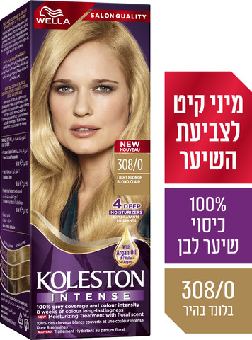 קרם צבע לשיער 308/0 בלונד בהיר