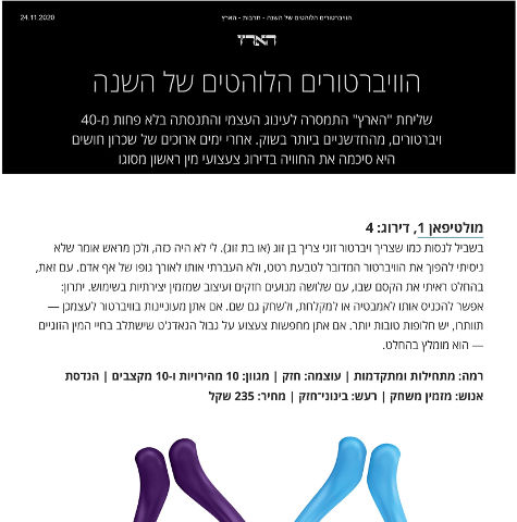 ויברטור זוגי פרטנר מולטיפאן 1