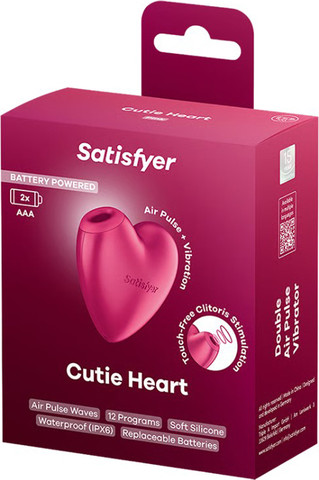 ויברטור רוטט ויונק על סוללות  Cutie Heart