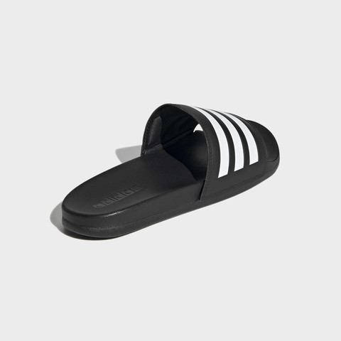 אדידס כפכף גברים פסים לבנים בסיס שחור (Adilette Comfort)