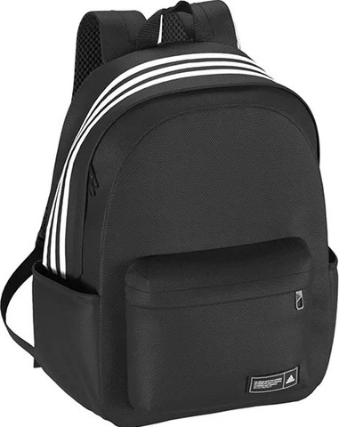תיק גב Adidas דגם קלאסיק - שחור פסים למעלה