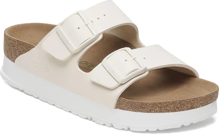 Birkenstock Arizona PAP Flex Platform Eggshell 1029127 סנדלים