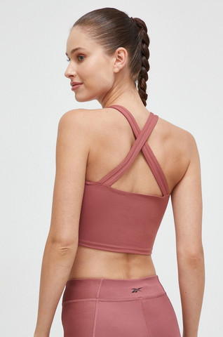 Reebok Yoga Crop Top גוזייה טופ ליוגה חזיית אימון ספורט ריבוק נשים