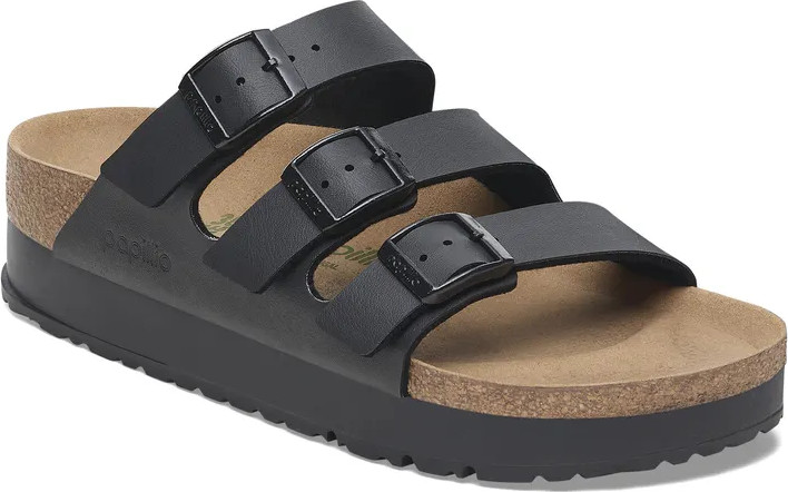 Birkenstock Florida III PAP Flex Platform Black 1029737 סנדלים