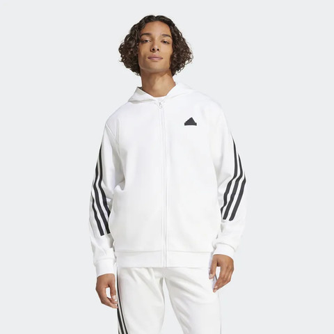 Adidas M FI 3S FZ JJ4158 ביגוד קפוצ'ונים