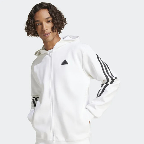 Adidas M FI 3S FZ JJ4158 ביגוד קפוצ'ונים