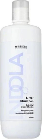 שמפו סילבר לניקוי פיגמנט צהוב בשיער בלונד 1000ML אינדולה INDOLA