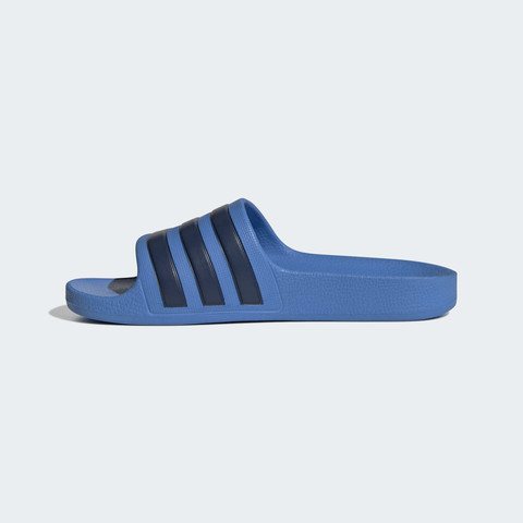 אדידס נעלי נוער כפכף פסים שחורים בצבע כחול (ADILETTE AQUA K)