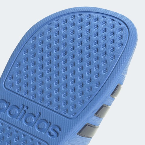 אדידס נעלי נוער כפכף פסים שחורים בצבע כחול (ADILETTE AQUA K)