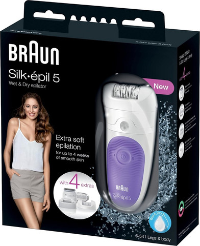מכשיר להסרת שיער יבש/רטוב Braun בראון Silk-Epil 5 5-541