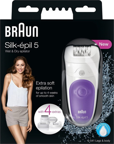 מכשיר להסרת שיער יבש/רטוב Braun בראון Silk-Epil 5 5-541