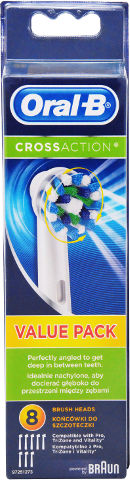 CrossAction ראש למברשת חשמלית לניקוי עמוק