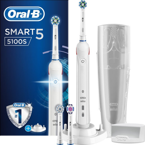 מברשת שיניים חשמלית כולל 3 ראשים Oral-B אורל בי Smart 5 5100S