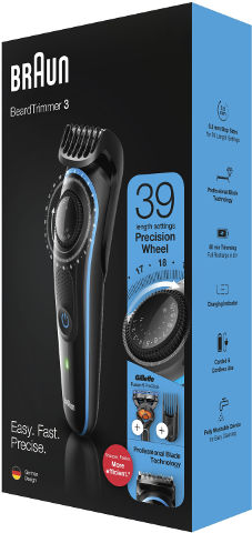 מכשיר לעיצוב זקן 39 הגדרות אורך