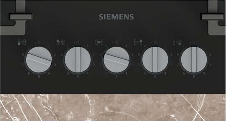 כיריים גז זכוכית - 5 מבערים Siemens סימנס iQ500 EP7A6QI40Y