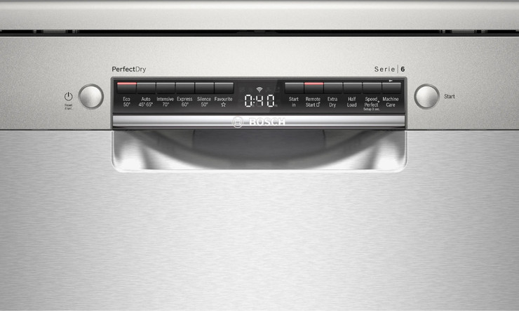 מדיח כלים רוחב 60 ס"מ SMS6ZCI00G בוש Bosch צבע כסוף