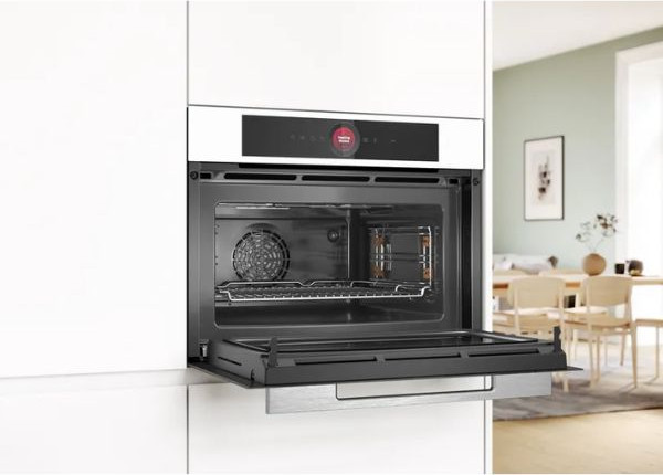 תנור בנוי 45 ליטר משולב מיקרוגל Bosch CMG7241W1 Serie 8 לבן | גרמניה