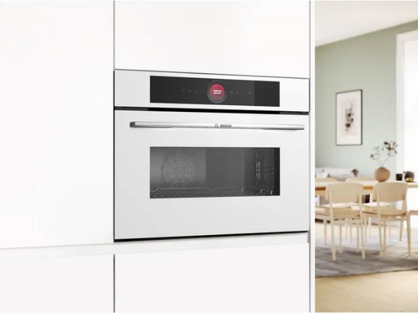 תנור בנוי 45 ליטר משולב מיקרוגל Bosch CMG7241W1 Serie 8 לבן | גרמניה