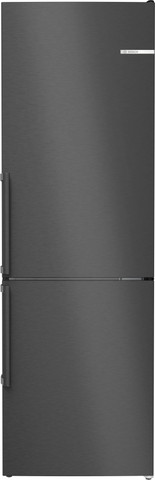 מקרר מקפיא תחתון - 321 ליטר Bosch בוש Serie 4 KGN36VXCT נירוסטה שחורה