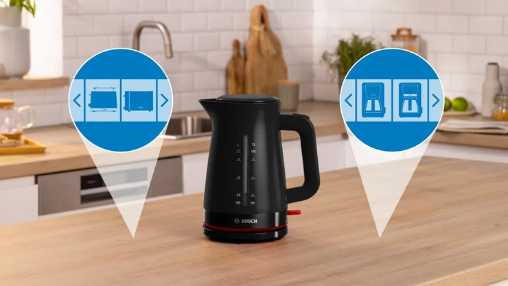 קומקום חשמלי 1.7 ליטר Bosch בוש MyMoment TWK3M123
