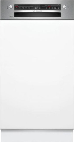 מדיח כלים צר חצי אינטגרלי 10 מע' Bosch SPI2HKS42E Serie 2 דמוי נירו' |