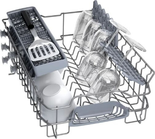 מדיח כלים צר חצי אינטגרלי 10 מע' Bosch SPI2HKS42E Serie 2 דמוי נירו' |