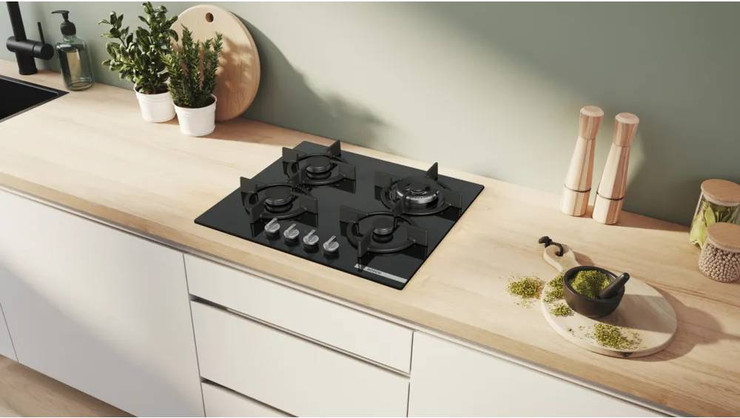 כיריים גז - 4 להבות Bosch בוש FlameSelect PPH6A6I10Y