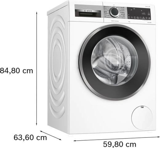 מכונת כביסה פתח חזית 9 ק"ג Bosch בוש Serie 6 WGG24200IL