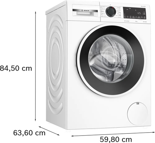 מכונת כביסה פתח חזית 10 ק"ג Bosch בוש Serie 6 WGG256Z9IL