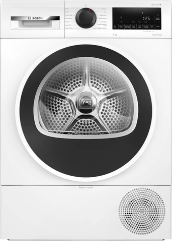 מייבש כביסה כולל משאבת חום - 9 ק"ג Bosch בוש Serie 6 WQG2328IL