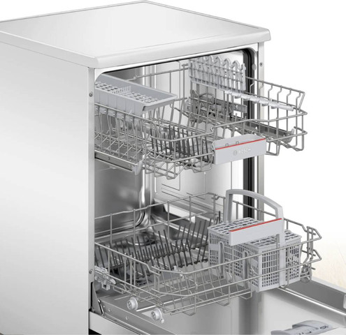 מדיח כלים רחב 13 מע' כלים Bosch SMS4HKW08E Serie 4 לבן | פולין