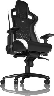 כיסא גיימינג NOBLECHAIRS EPIC REAL LEATHER BLACK/WHITE/RED עור אמיתי