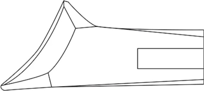 צבת לציפורניים עם קצוות מעוגלים, להב 19 מ"מ Nail Nippers