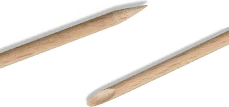 סט מקלות עץ לציפורניים וקוטיקולה 5 יח Wooden sticks