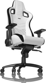 כיסא גיימיניג NOBLECHAIRS EPIC WHITE/BLACK בצבע לבן/שחור