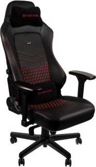 כיסא גיימינג NOBLECHAIRS HERO BLACK/RED בצבע שחור/אדום