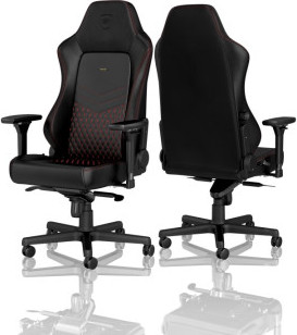 כיסא גיימינג NOBLECHAIRS HERO BLACK/RED בצבע שחור/אדום