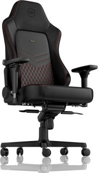 כיסא גיימינג NOBLECHAIRS HERO BLACK/RED בצבע שחור/אדום